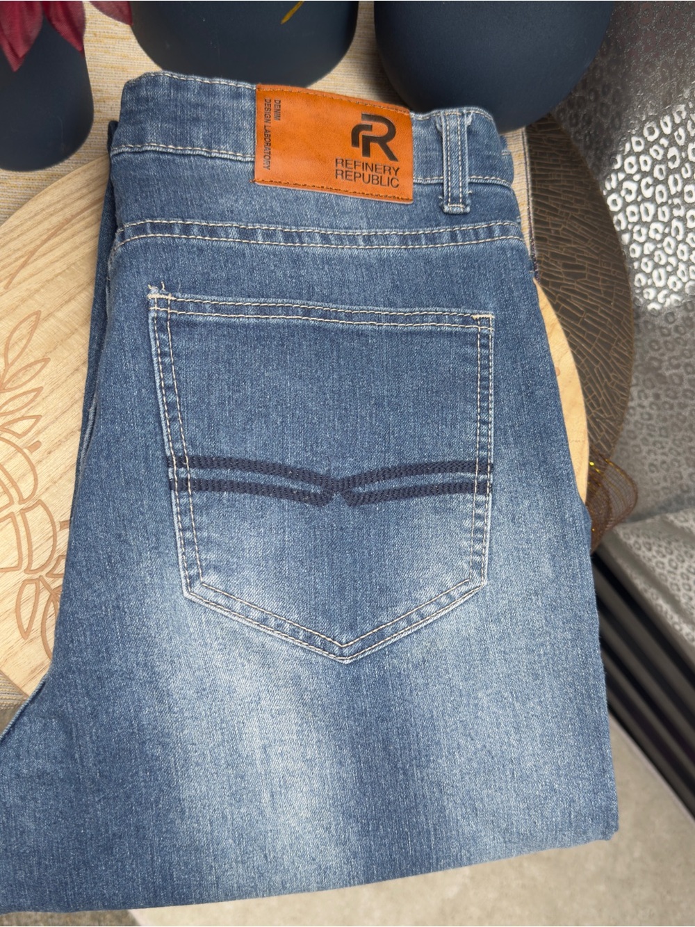 Refinery Republic Slim Men’s Blue Jeans